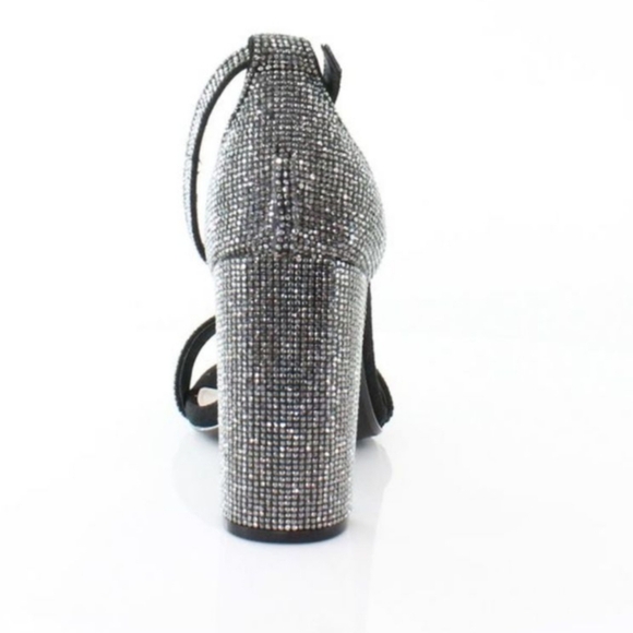 Steve Madden Carrson Crystal Rhinestone Block Heel Sandals 7 - Picture 10 of 14